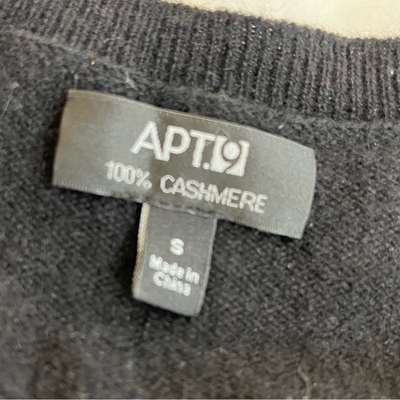 Cashmere Argyle Bundle of Two Cardigan Sweaters APT 9 Size Small - Picture 5 of 10